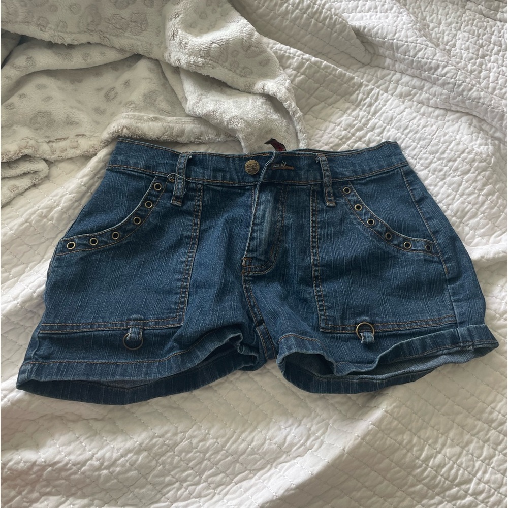 gazoz jean shorts, low waisted